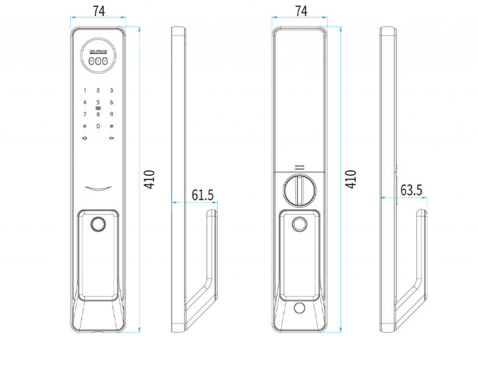 Meta Lock Keys Khóa thông minh Metalock AZT-AF02 - METALOCK