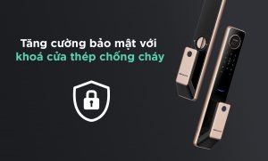 Tăng cường bảo mật với khoá cửa thép chống cháy