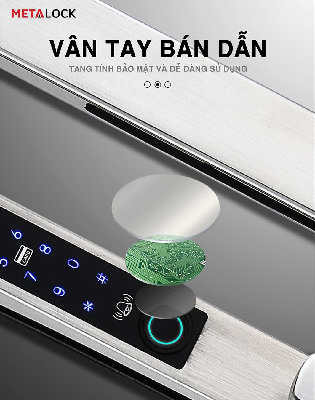 Tính năng an toàn của khoá vân tay